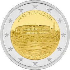 PREVENTE  2 euro Commémorative  CROATIE 2025 UNC l'Arène de Pula