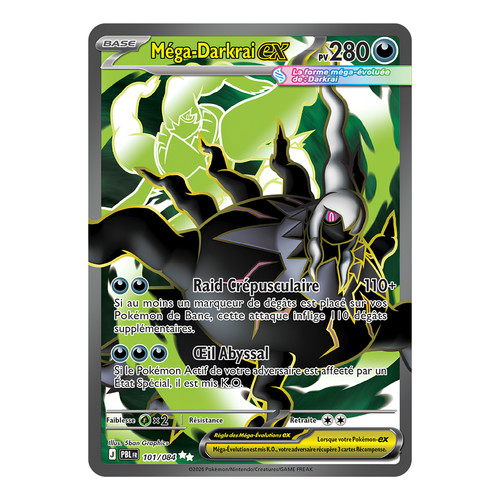 Méga darkrai 101 - ex, 101/084