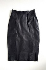 Jupe crayon en cuir Taille