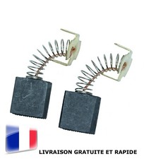 2x Charbons pour Moteur Electrique 7 x 17 x 18mm Universels Balais Brosses Neufs