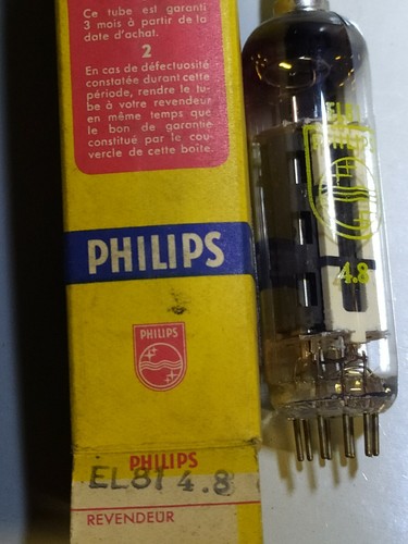 El81 tube radio - radio, philips