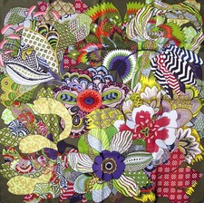 HERMES PARIS 2011 FLEURS D'INDIENNES CARRE FOULARD CHALE ECHARPE SCARF BOITE