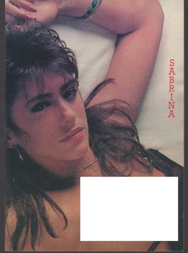Sabrina salerno carte postale - sabrina,