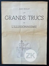 ILLUSIONNISME Truc Magie Tour Eiffel Houdini Méliès Magicien Jean BOULLET 1950s