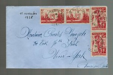 1938 paris France Cover to USA