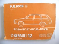 Manuel d'atelier RENAULT 12