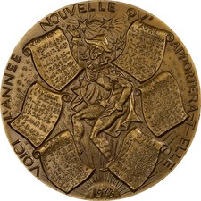 France, Médaille, Calendrier