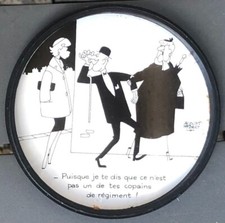 Couvercle Tonimalt Jacques Faizant , Dessin De Presse, Humour