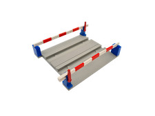 Lego® train 12V 4,5V chemin de fer voie ferrée passage à niveau BLEU