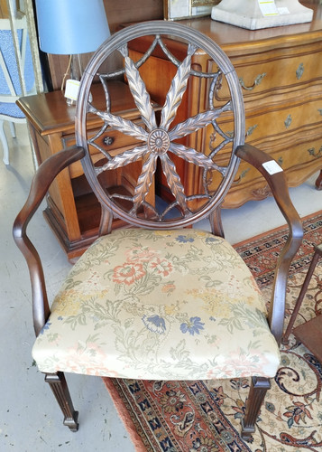 Fauteuil anglais edouardien - fauteuil,
