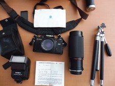 APPAREIL PHOTO MINOLTA ET ZOOM AVEC ACCESSOIRES EN LOT VENDU EN L'ETAT  !