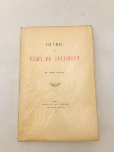 Remy gourmont oeuvres - remy,