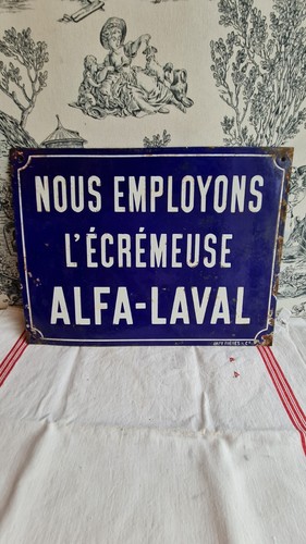 Ancienne plaque emaillee - ancienne,