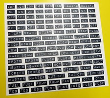 Classique Vintage Course Rallye Voiture Tableau de Bord Étiquette Stickers Mini