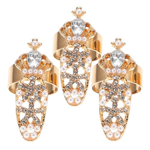 Pcs bague ongle d - bague, d'ongle