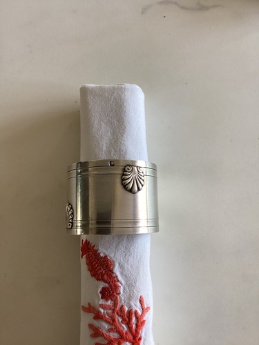 Rond serviette argent - , de