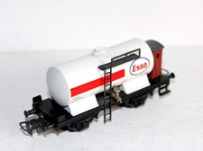 ELECTROTREN HO 1901 WAGON CITERNE A CABINE DE FREINAGE ESSO PLATEFORME RESERVOIR