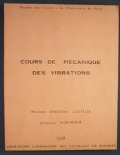 COURS DE MECANIQUE DES