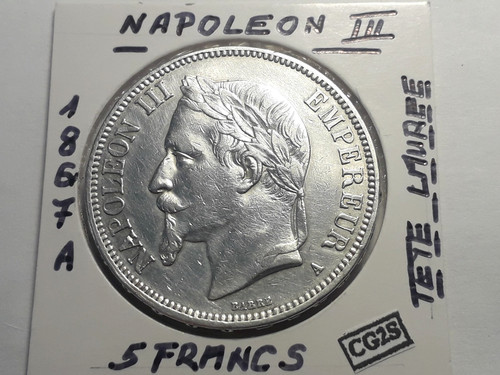 Napoléon iii tête laurée - iii,