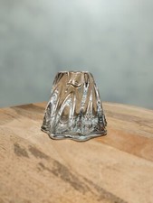 Élégant bougeoir en verre