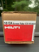 Hilti Screen Tubes 1/2" x 10"