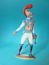 Flat tin - Zinnfiguren : Figurine plate 75mm - Belle peinture : Carabinier