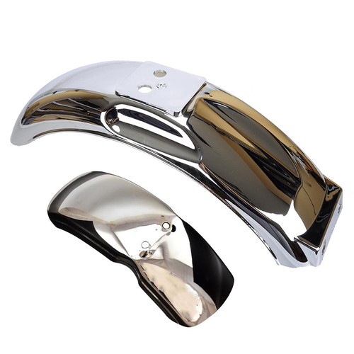 Chrome front rear mud guard - chrome,