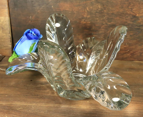 Coupe fleur vintage cristal - fleur,
