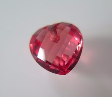 SUPERBE SAPHIR VERNEUIL COEUR PADPARADSCHA 10X10 mm.IF