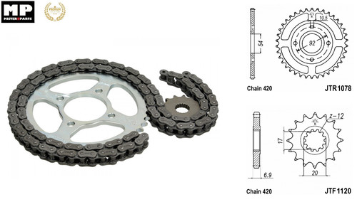 Kit chaine compet - kit, standard