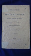 Livre Rare Itinéraires Des Routes De L'Algérie Librairie Bastide Alger 1868