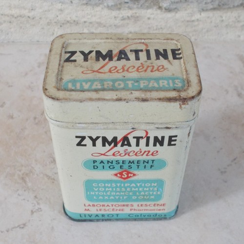 Ancien boitier métal zymatine - ancien,