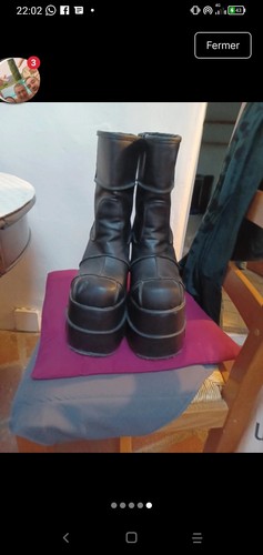 Demonia chaussures femme noire - femme,
