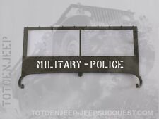 POCHOIR MARQUAGE STENCIL MILITARY POLICE B PAREBRISE  . JEEP WILLYS GPW US WW2