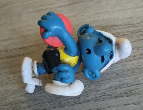 Figurine schtroumpf lanceur - schtroumpf, de