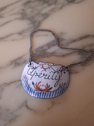 Petite plaque emaillee pour - petite,