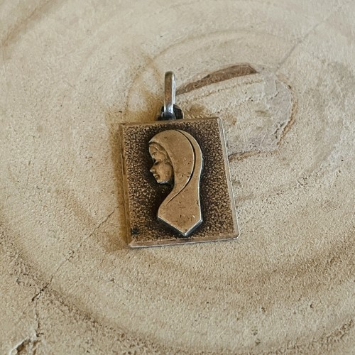 Pendentif médaille vierge - pendentif,