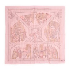 Hermès 2014 Dip Dye Foulard Carré 90 Danse du Cheval Marwari Silk Scarf Hermes