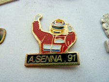 PIN'S VOITURES  F1 /   ARTON SENNA  91