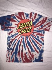 Santa Cruz Skateboard Tie Dye