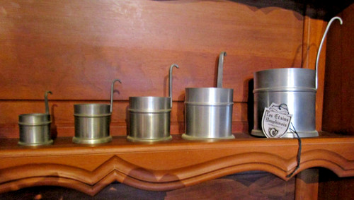 Lot mesures en étain - lot, de