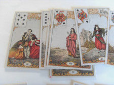 Quasi neuf : Ancien jeu de cartes de voyance style Grand Lenormand