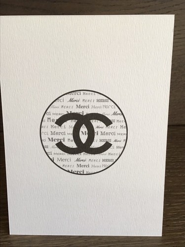 Chanel carte merci - carte,
