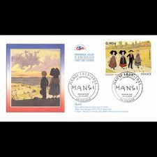 CEF - Tableau Hansi, la promenade - oblit 24/10/2009 Colmar