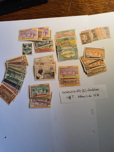 Timbres guadéloupe - la,