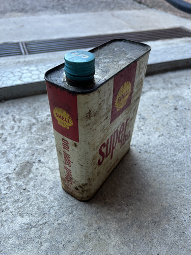 Bidon huile shell super - d’huile,