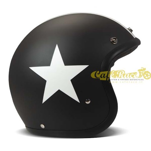 Casque jet dmd - vintage, noir