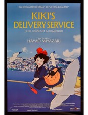 Affiche KIKI LIVRAISON À DOMICILE Hayao Miyazaki Ghibli Anime Japon 魔女の宅急便 W48