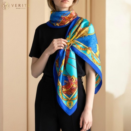 Rare vintage foulard soie - foulard,