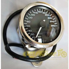 Compteur Kilométrique Électronique Chrome Daytona Velona pour Cafè racer